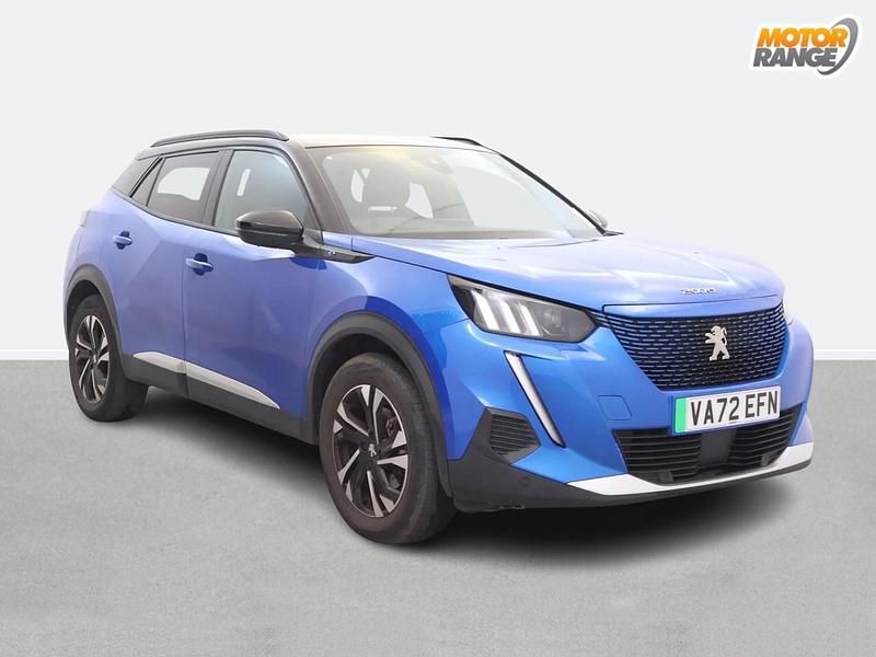 Used Peugeot e-2008 GTi 100 kW (136 HP) 2023 Blue SUV