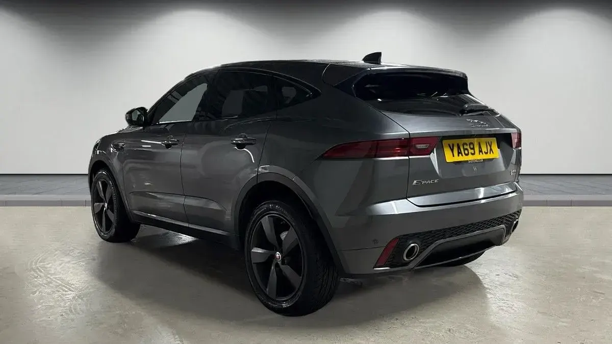 Used Jaguar E-Pace Chequered Flag 180 HP (132 kW) 2019 Exterior paint  corris grey SUV