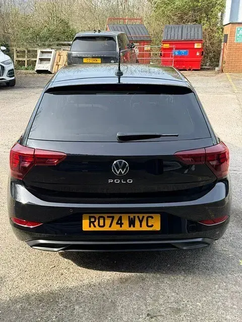 Used VW Polo Match 95 HP (69 kW) 2024 Black Hatchback