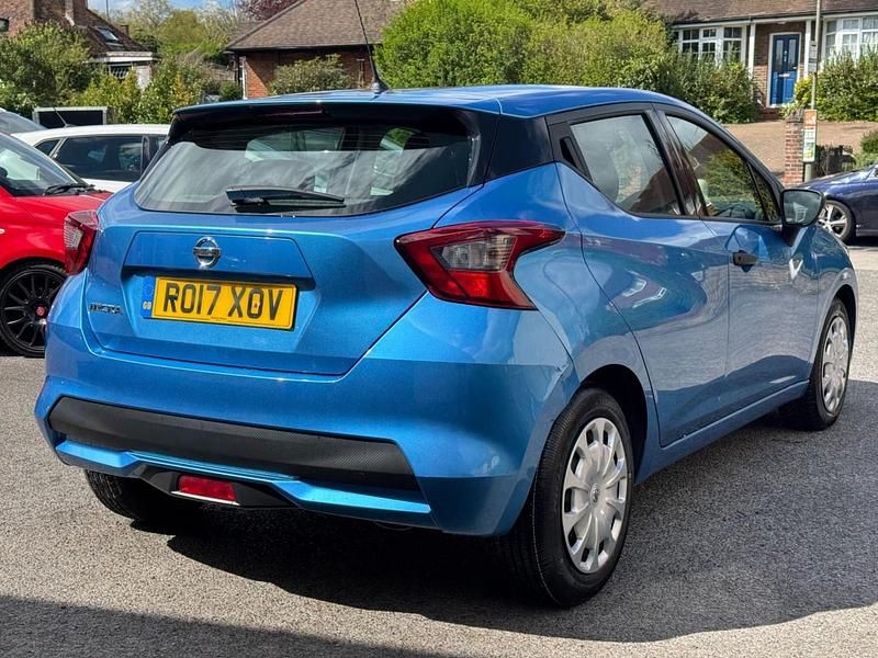 Used Nissan Micra Visia+ 71 HP (52 kW) 2017 Blue Hatchback