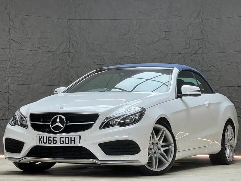 Used Mercedes E350 AMG line 2016 White Cabriolet