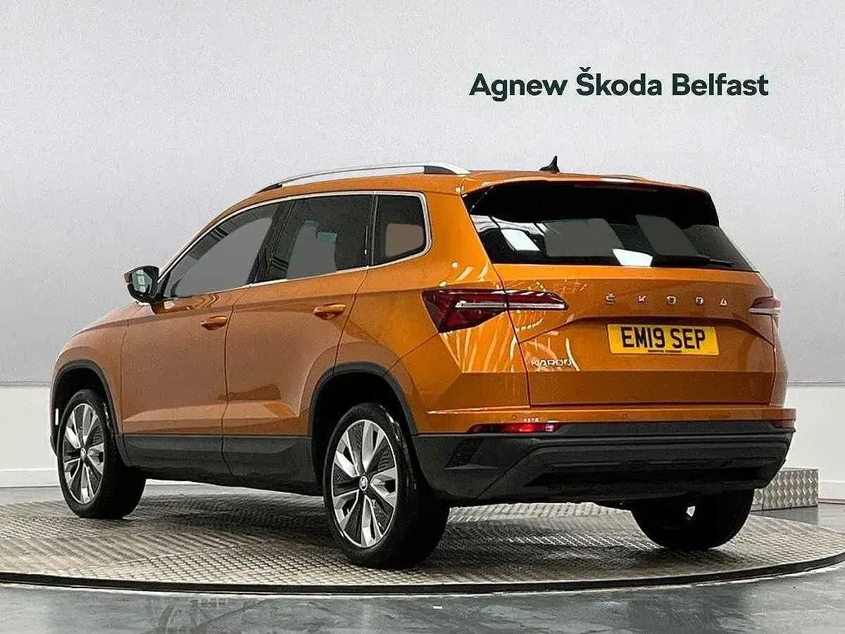 Gebraucht Skoda Karoq SE L 110 PS (80 kW) 2023 Orange SUV