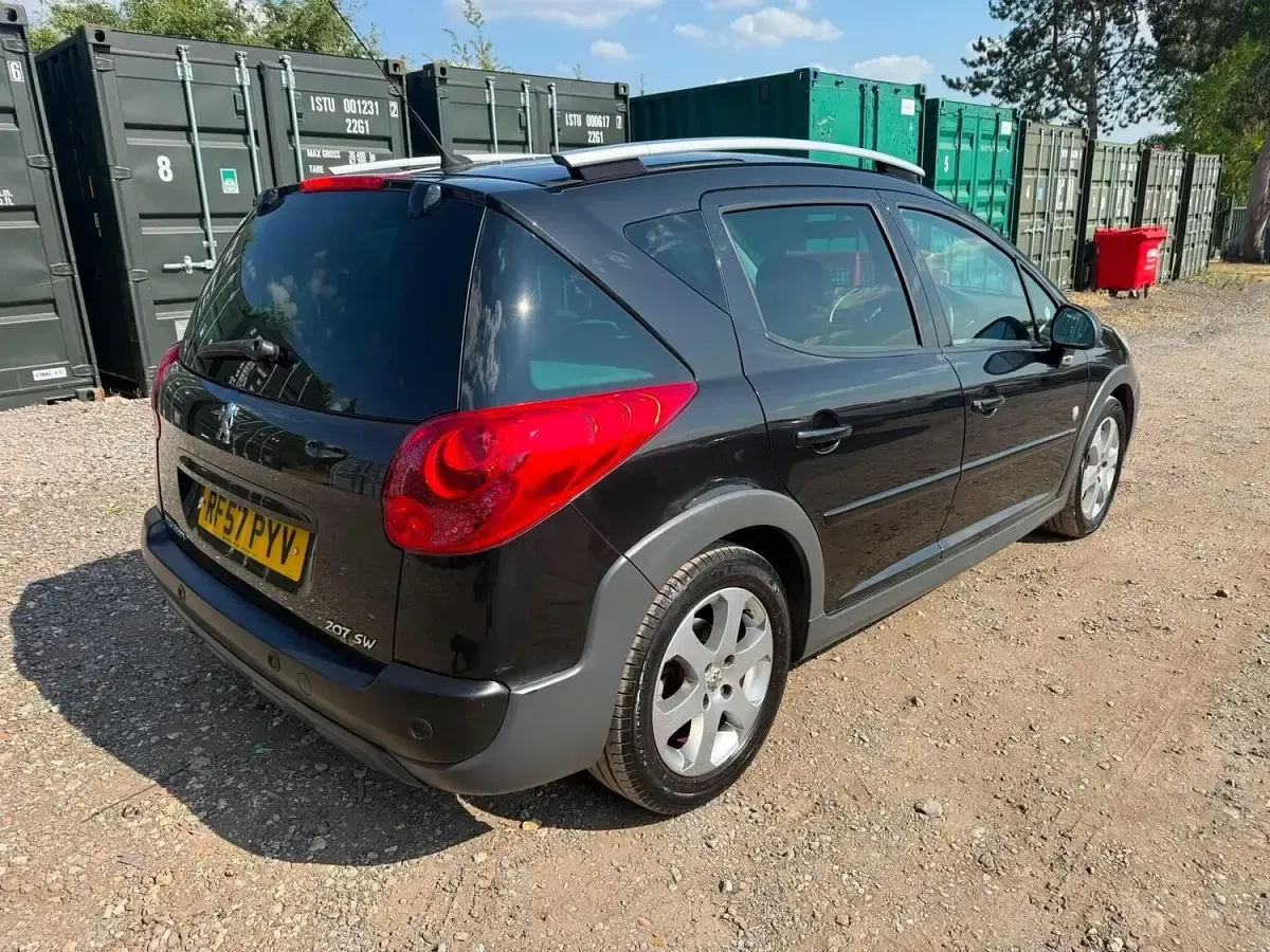 Used Peugeot 207 Outdoor Outdoor 110 HP (80 kW) 2008 Black Estate