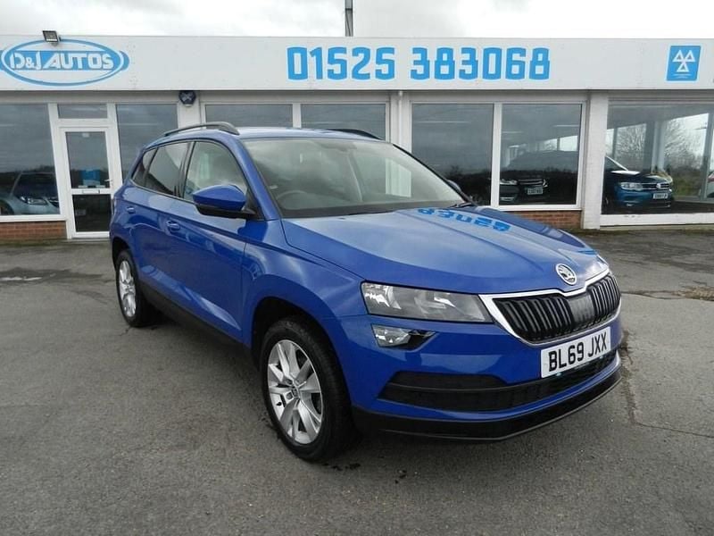 Blue Used 2019 Skoda Karoq SE Technology SUV | £12,295 (Good price) - Image 1/4