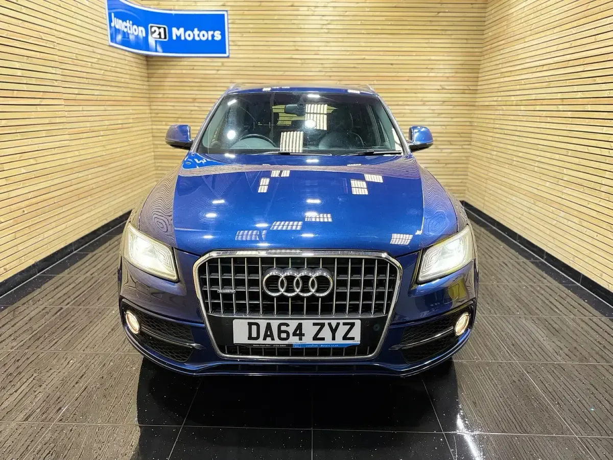 Used Audi Q5 S-line plus 245 HP (180 kW) 2015 Blue SUV