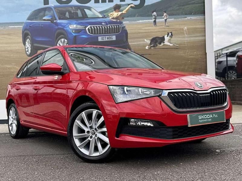 Velvet red metallic Used 2022 Skoda Scala SE L Hatchback | £16,490 (Fair price) - Image 1/4