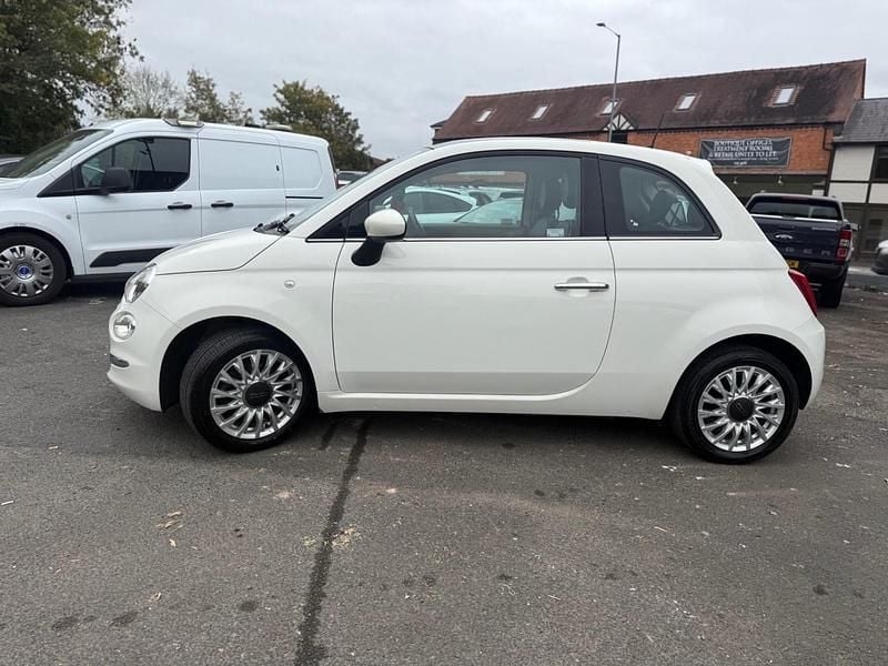 Used Fiat 500 Lounge 69 HP (50 kW) 2019 White Hatchback