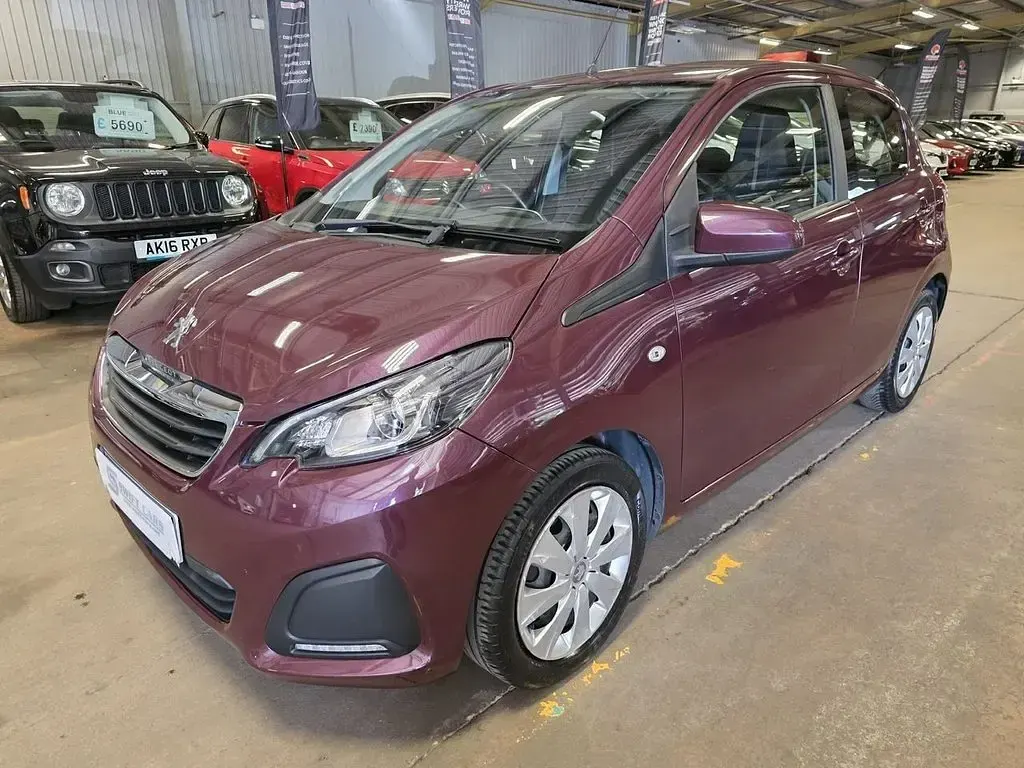 Used Peugeot 108 Active 68 HP (50 kW) 2015 Mauve/purple Hatchback