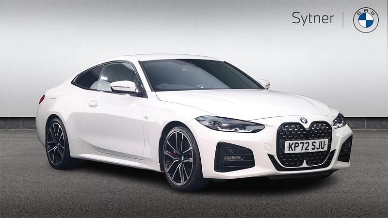 White Used 2022 BMW 420 M Sport Coupe | £30,000 (A bit pricey) - Image 1/4