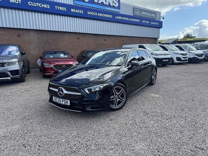 Black Used 2020 Mercedes A200 AMG line Hatchback | £15,830 (Fair price) - Image 1/4