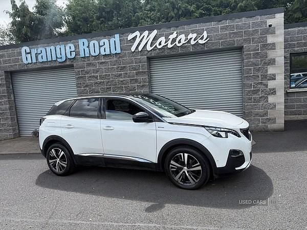 White Used 2018 Peugeot 3008 GT-line Hatchback | £11,750 (Expensive) - Image 1/4