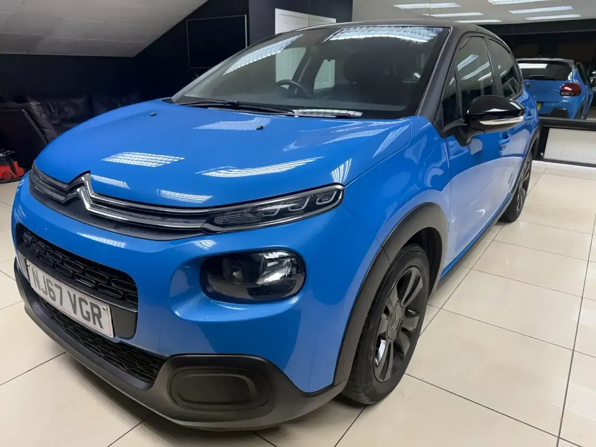 Used Citroën C3 Feel 110 HP (80 kW) 2017 Blue Hatchback