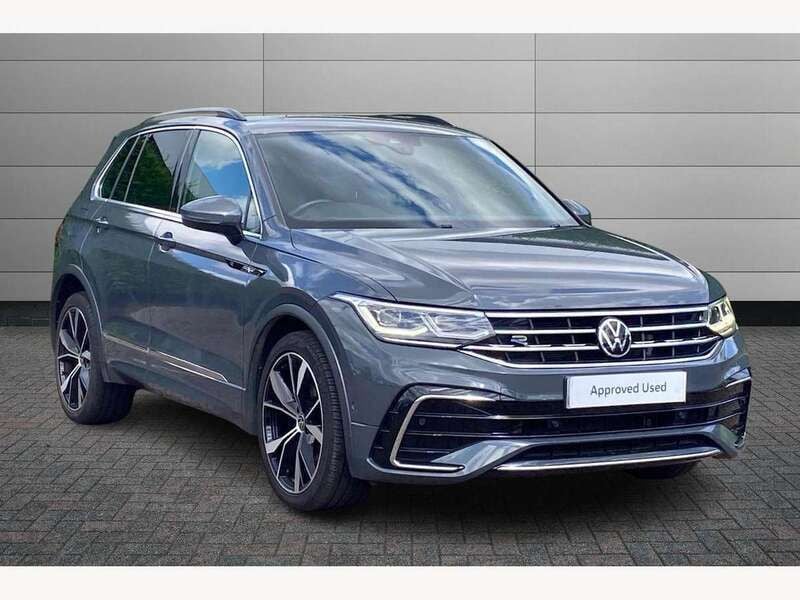 Grey Used 2021 VW Tiguan R-line SUV | £24,895 (Fair price) - Image 1/4