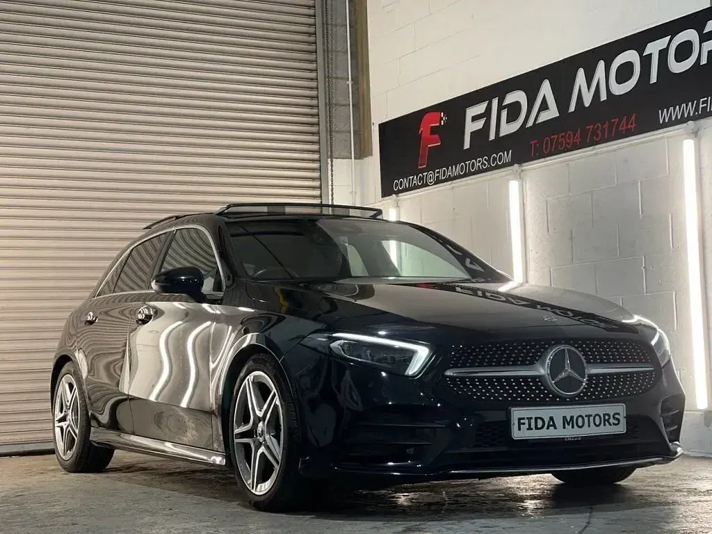 Used Mercedes A220 AMG line 190 HP (139 kW) 2020 Black Hatchback
