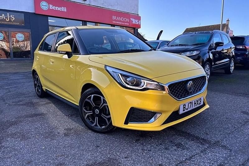 Yellow Used 2021 MG MG3 Exclusive Hatchback | £9,495 (Fair price) - Image 1/1