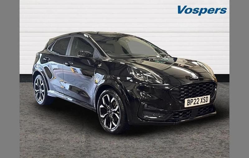 Black Used 2022 Ford Puma Gen-E ST-Line X SUV | £16,500 - Image 1/3