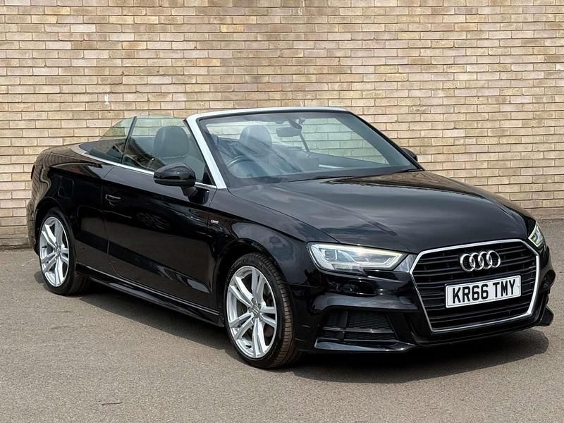 Used Audi A3 Cabriolet S-Line 2016 Black Cabriolet