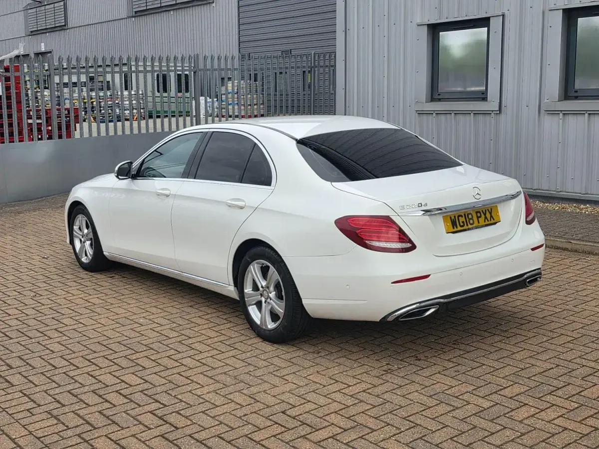 Begagnad Mercedes E220 SE 194 HK (142 kW) 2018 Vit Sedan