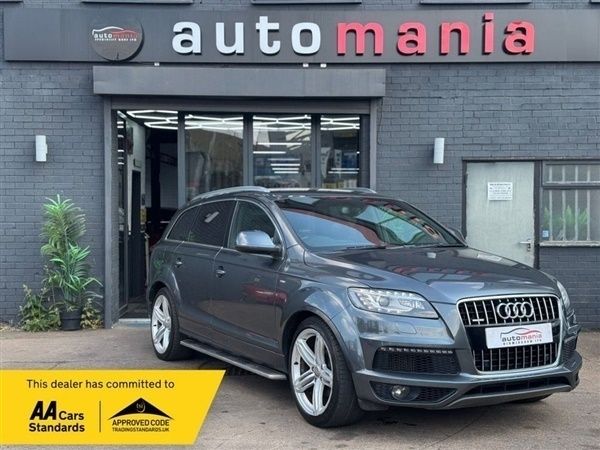 Grey Used 2013 Audi Q7 S-line plus SUV | £11,999 (Fair price) - Image 1/1