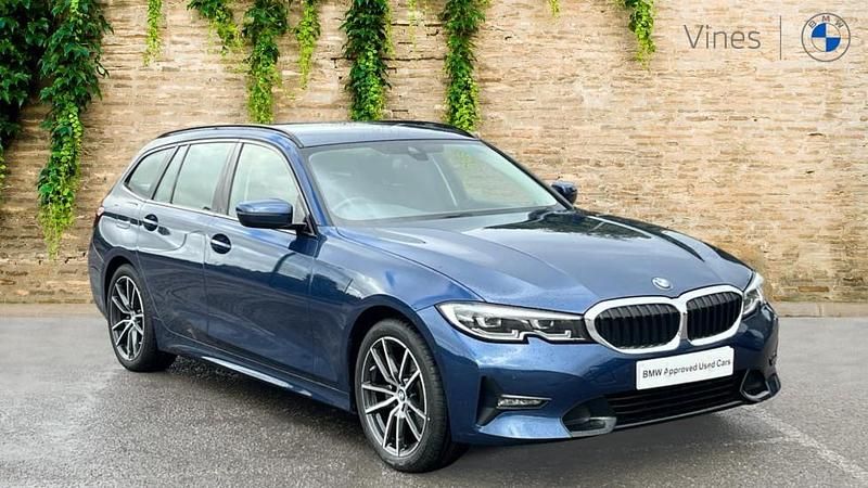 Blue Used 2020 BMW 320 Sport Line Estate | £25,517 (Fair price) - Image 1/4