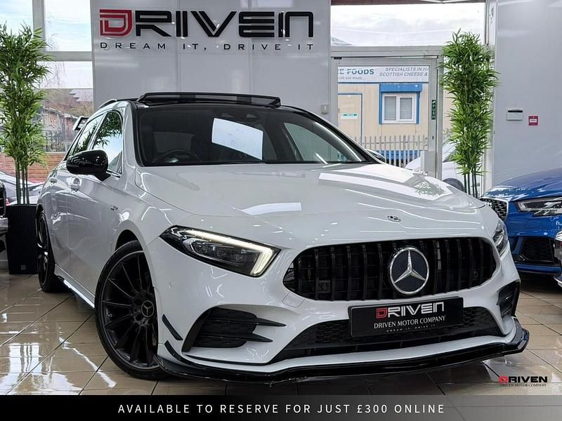 Used Mercedes A35 AMG Premium Plus 2018 White Hatchback