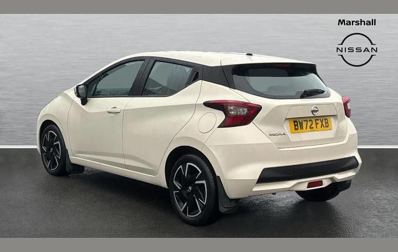 Used Nissan Micra Acenta 92 HP (67 kW) 2023 White Hatchback