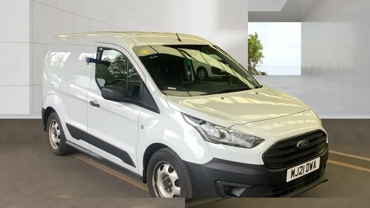Used Ford Transit 100 HP (73 kW) 2021 White Van