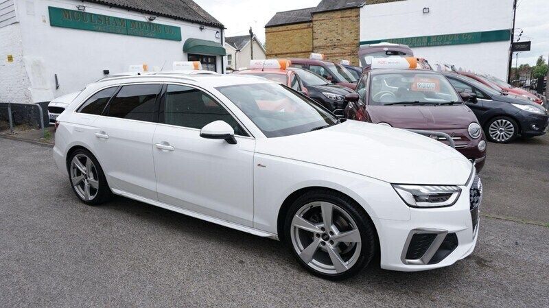 White Used 2024 Audi A4 S-Line Estate | £29,995 (A bit pricey) - Image 1/4