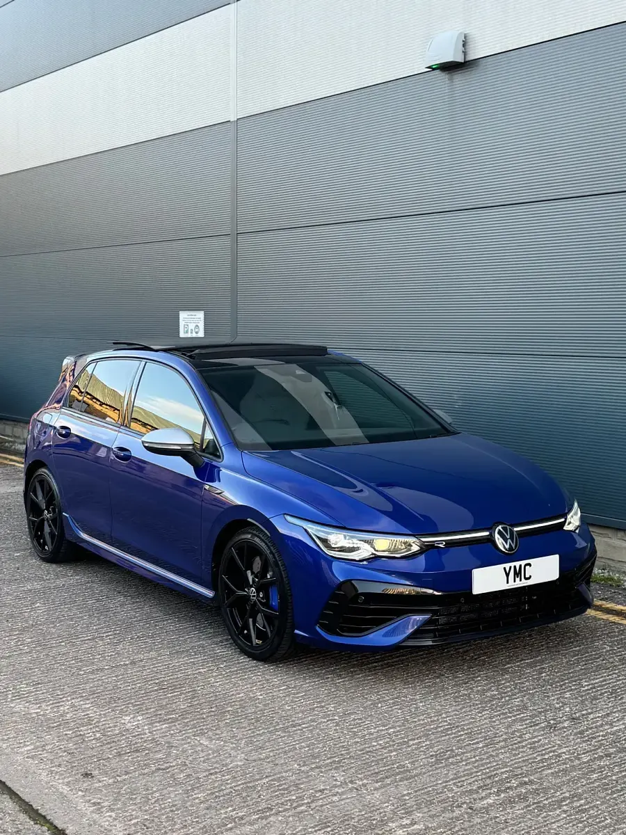 Used VW Golf VII R 2021 Blue Hatchback