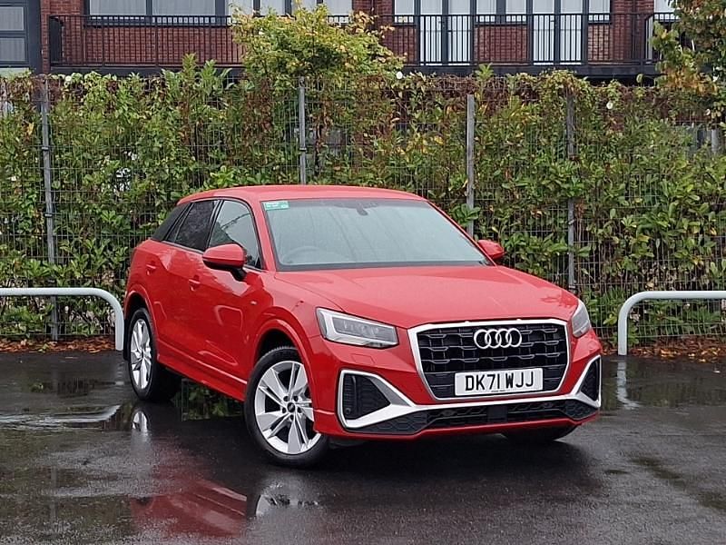 Red Used 2021 Audi Q2 S-Line SUV | £18,698 (A bit pricey) - Image 1/4