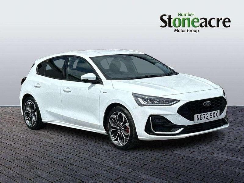 White Used 2023 Ford Focus ST-Line Hatchback | £19,500 (A bit pricey) - Image 1/4