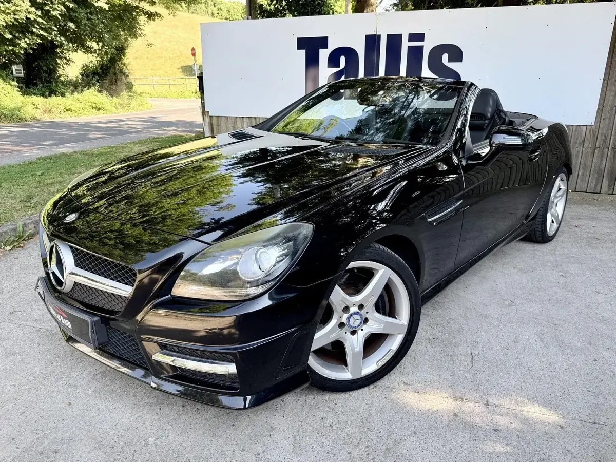 Used Mercedes SLK200 AMG 184 HP (135 kW) 2014 Black Cabriolet