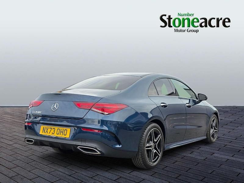 Used Mercedes CLA180 AMG Line Premium 136 HP (100 kW) 2023 Blue Sedan