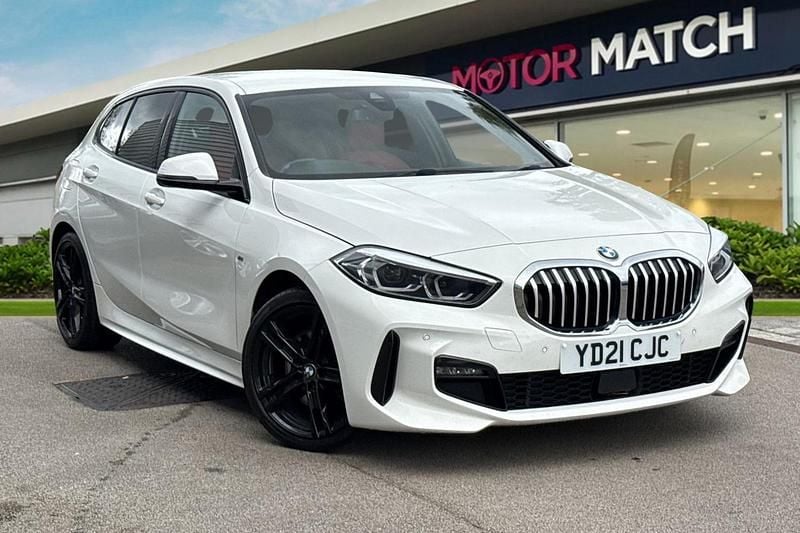 White Used 2021 BMW 118 M Sport Hatchback | £15,490 (Fair price) - Image 1/4