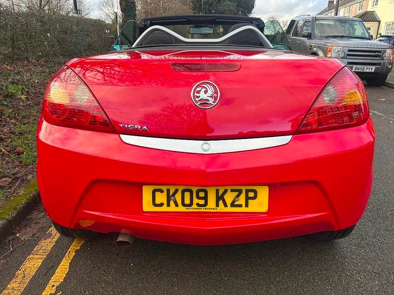 Used Vauxhall Tigra 2009 Red Cabriolet