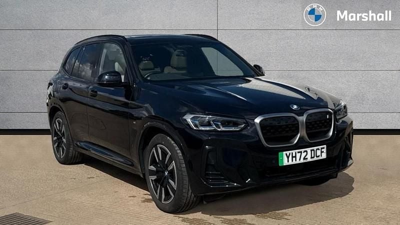 Black Used 2022 BMW iX3 M Sport SUV | £30,373 (Fair price) - Image 1/4