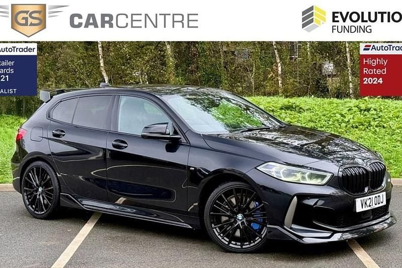 Black Used 2021 BMW M135 M Performance Hatchback | £25,300 (Fair price) - Image 1/1