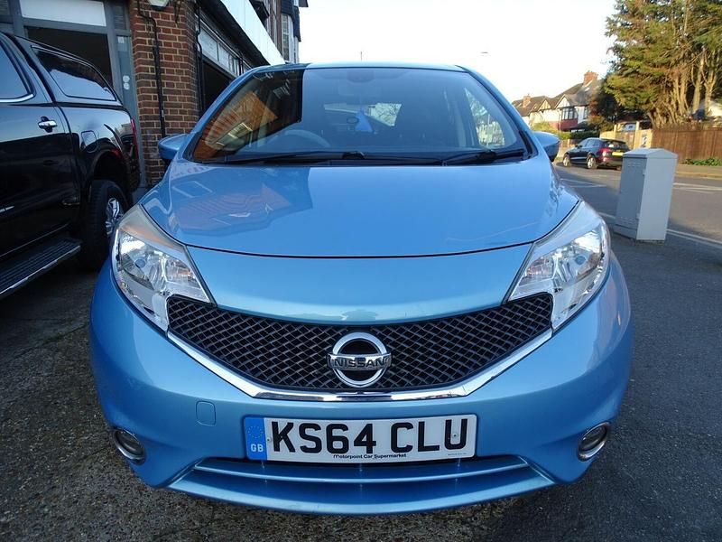 Used Nissan Note S 98 HP (72 kW) 2015 Blue Hatchback