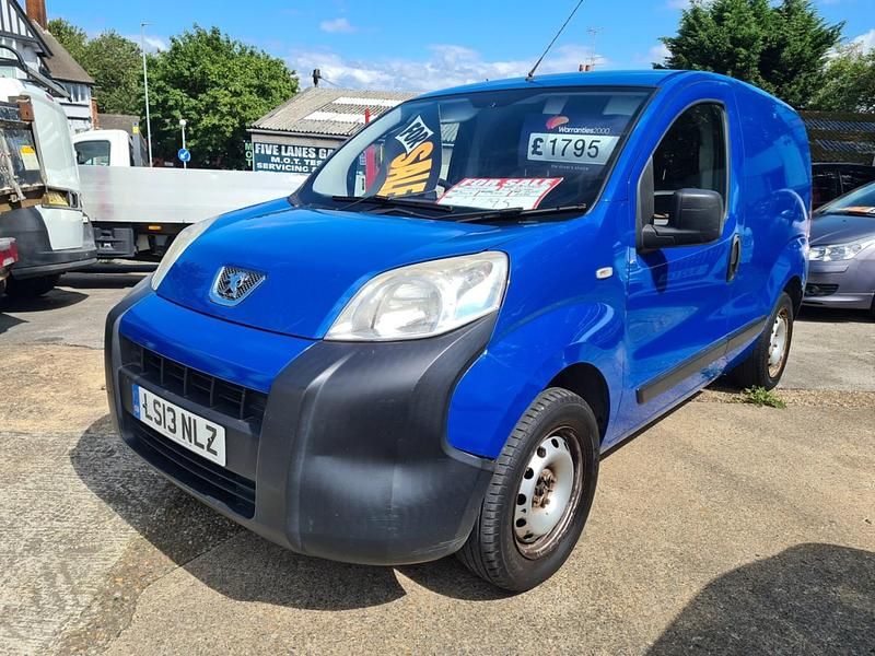 Blue Used 2013 Peugeot Bipper S Van | £1,795 (A bit pricey) - Image 1/4