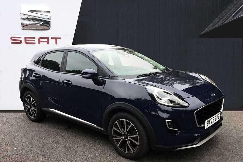 Blue Used 2023 Ford Puma Gen-E Titanium SUV | £14,680 (Good price) - Image 1/4