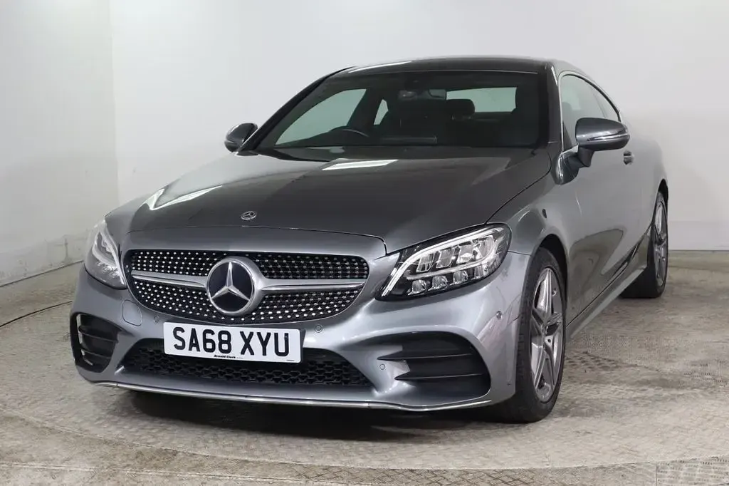 Used Mercedes C180 AMG line 2018 Grey Coupe