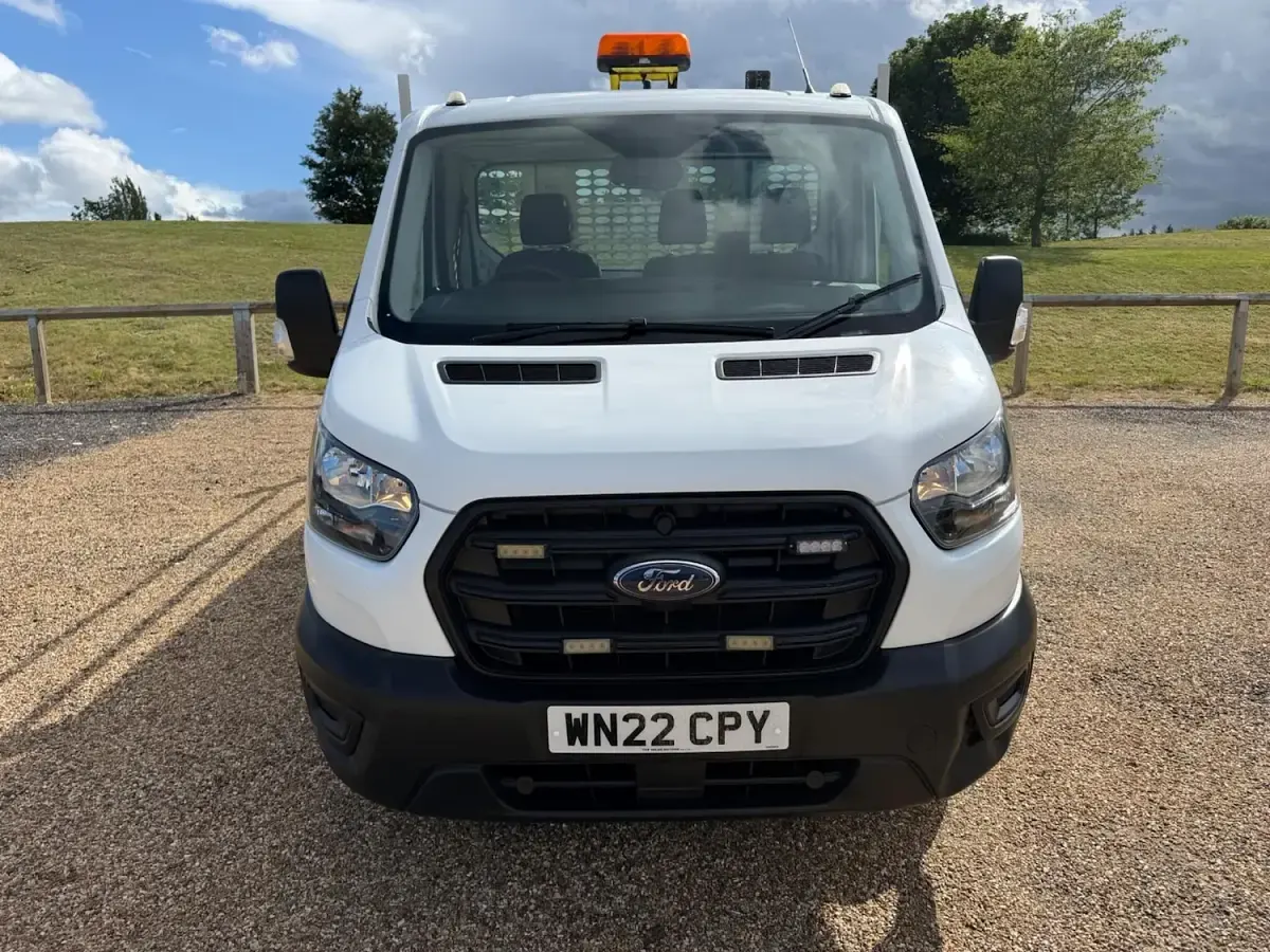 Used Ford Transit S 130 HP (95 kW) 2022 White Cabriolet