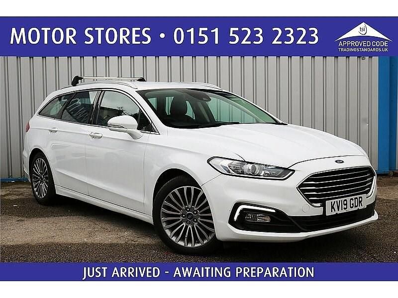 White Used 2019 Ford Mondeo Titanium Estate | £6,495 (Good price) - Image 1/1