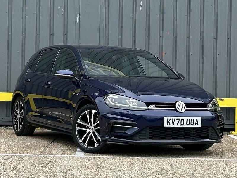 Blue Used 2020 VW Golf VII R-line Edition Hatchback | £15,995 (Fair price) - Image 1/4