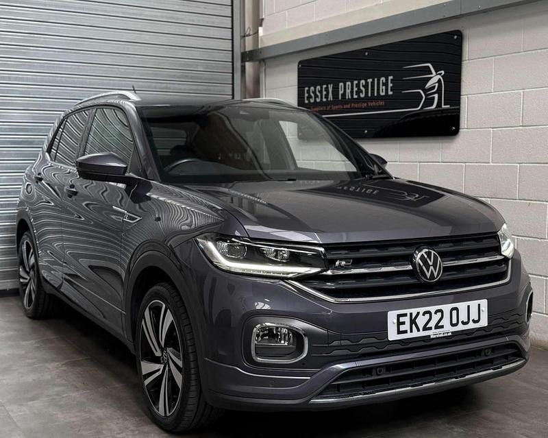 Grey Used 2022 VW T-Cross R-line SUV | £18,489 (Fair price) - Image 1/4