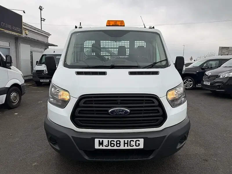 Used Ford Transit 130 HP (95 kW) 2018 White Cabriolet