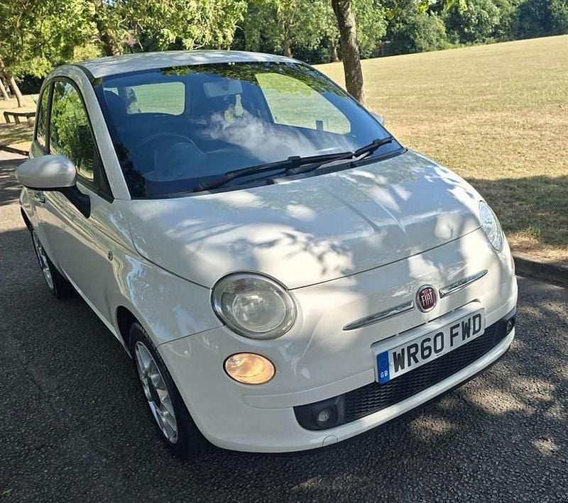 White Used 2010 Fiat 500S S Hatchback | £2,995 (Fair price) - Image 1/4