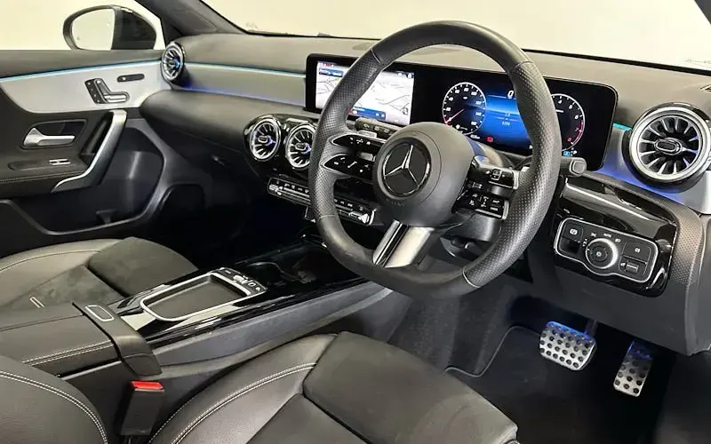 Used Mercedes A200 AMG line 163 HP (119 kW) 2026 Black Hatchback