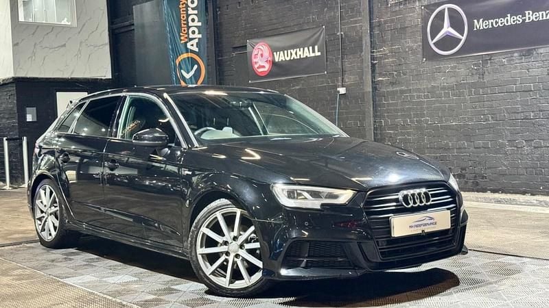 Used Audi A3 Sportback Black Edition 150 HP (110 kW) 2017 Black Hatchback