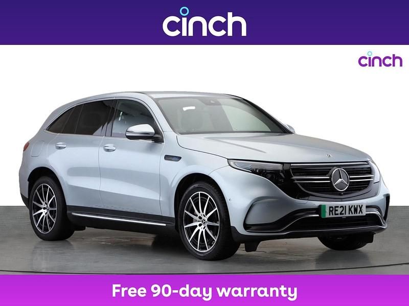 Silver Used 2021 Mercedes EQC400 AMG line SUV | £21,749 (Good price) - Image 1/3